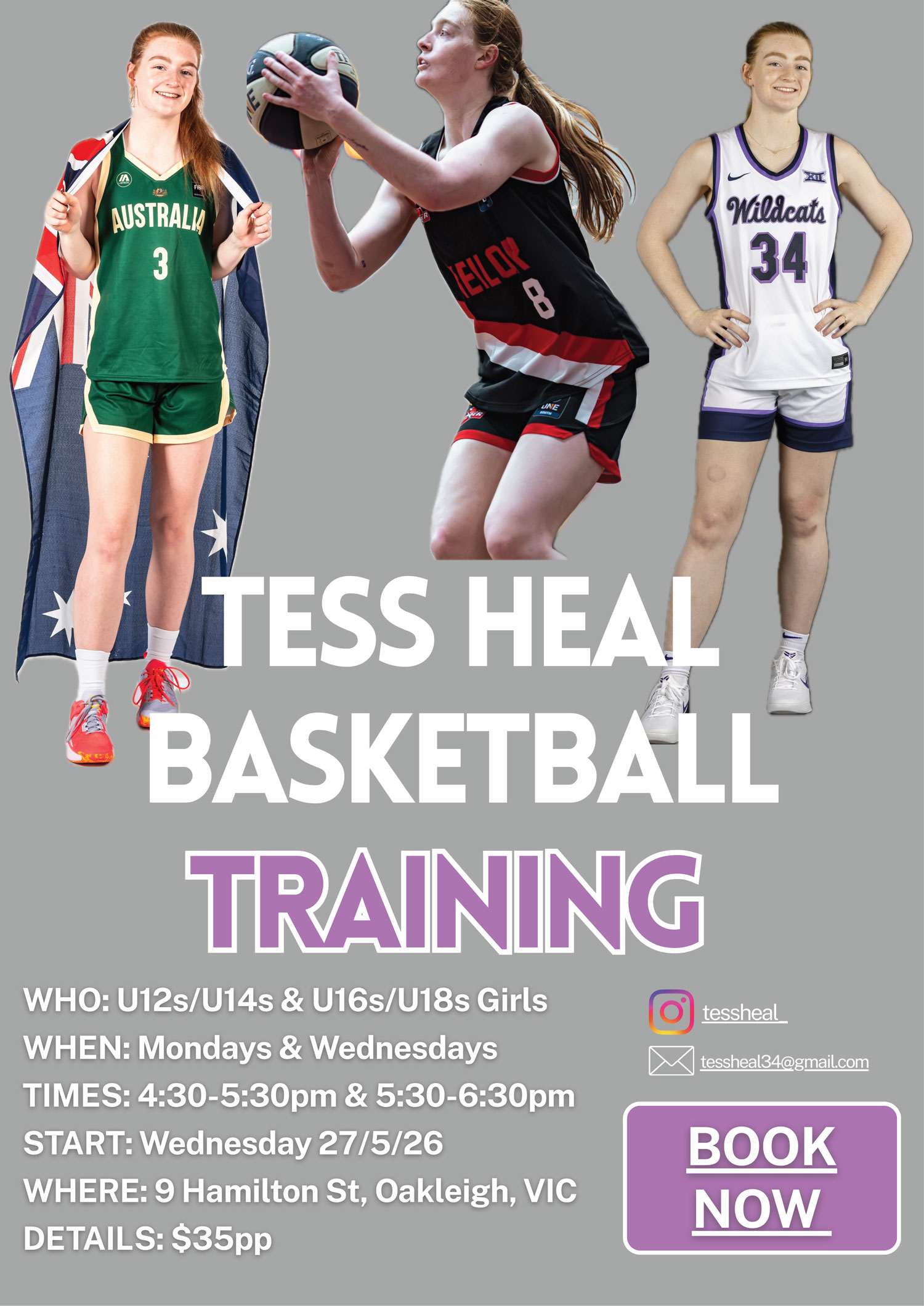 Tess Heal Training